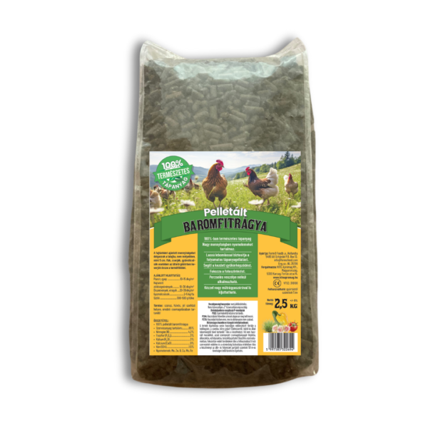 Pelletált baromfitrágya 2,5 kg
