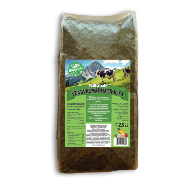 KITE Pelletált szarvasmarhatrágya 2,5 kg